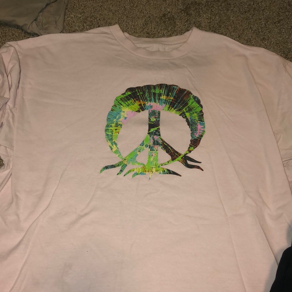 psychedelic peace t - shirt